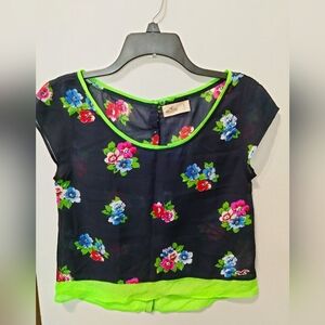 Hollister Sheer crop top | Vintage | Small